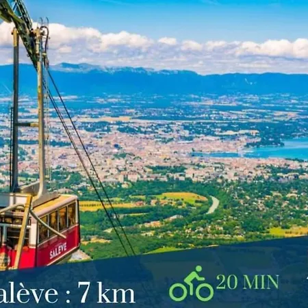 Apart 5 Personnes, 1Min Gare D'Annemasse, Geneve 5Km Exterior photo